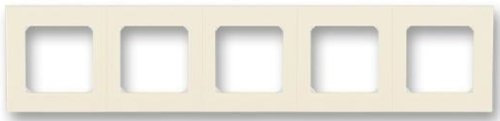 Рамка универсальная ABB EPJ Levit 5-м. слоновая кость/белый картинка