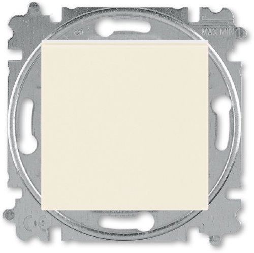 Переключатель без рамки ABB EPJ Levit 1-кл. проходной слоновая кость/белый картинка