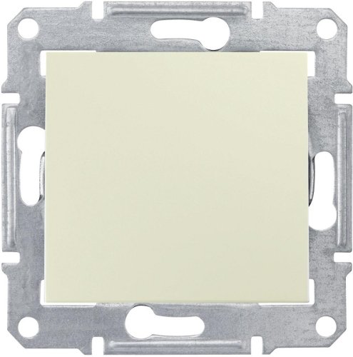 Переключатель без рамки Schneider Electric Sedna 1-кл. проходной бежевый картинка фото 2