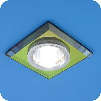 Светильник встраиваемый Италмак Bohemia 51 20 72 MR16 65мм/50вт стекло/мультиклор картинка 