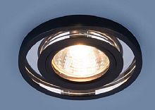 Светильник встраиваемый Elektrostandard 7021 MR16 SL/BK Зеркальный/черный картинка 