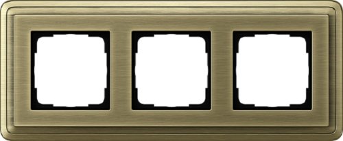 Рамка универсальная Gira ClassiX 3-м. бронза/бронза картинка