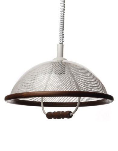 Светильник подвесной на пружине (Люстра) Мелодия Света  220В E27 Белый/дерево картинка 