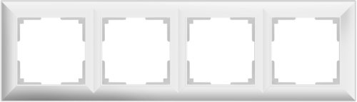 Рамка универсальная Werkel Fiore 4-м. белый картинка фото 2