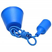 Светильник подвесной Smartbuy 230V E27 Голубой/1м картинка 