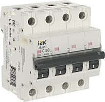 Выключатель автоматический IEK ARMAT M06N 4п 50А C 6кА картинка