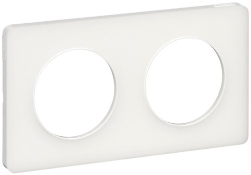 Рамка универсальная Schneider Electric Odace 2-м. прозрачный матовый/белый фото Рамка универсальная Schneider Electric Odace 2-м. прозрачный матовый/белый картинка