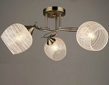 Люстра потолочная трехрожковая Мелодия Света Е27 220В Медь P7050/3 картинка 