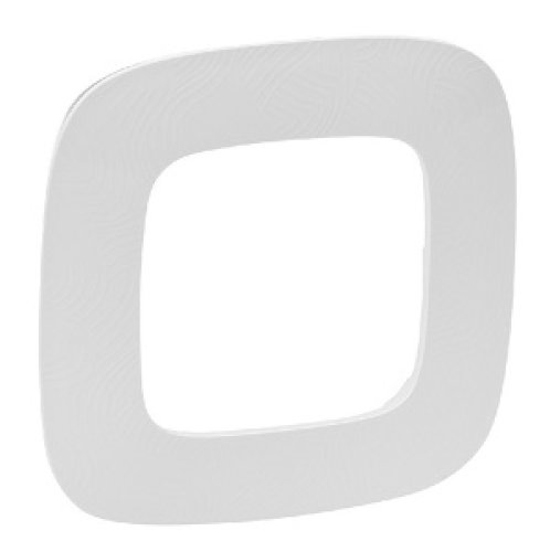 Рамка универсальная Legrand Valena Allure 1-м. тиснение белое картинка фото 2