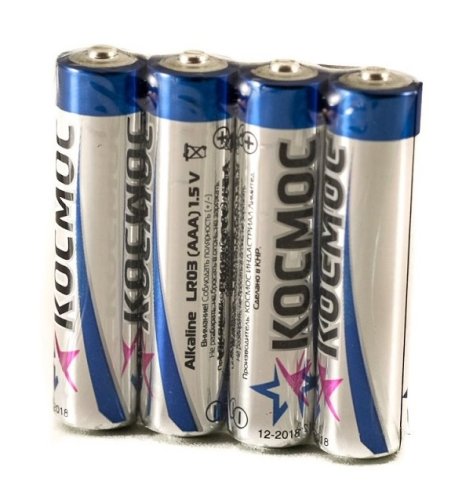 Элемент питания Космос LR03 BP-4 classic (блист.4 шт) AAA алкалиновая (батарейка) фото фото 2 Элемент питания Космос LR03 BP-4 classic (блист.4 шт) AAA алкалиновая (батарейка) картинка фото 2