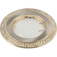 Светильник встраиваемый Fametto/Arno DLS-A103 GU5.3 CHROME+GOLD 65мм/50Вт картинка 