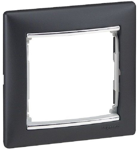 Рамка горизонтальная Legrand Valena 1-м. ноктюрн/серебро картинка