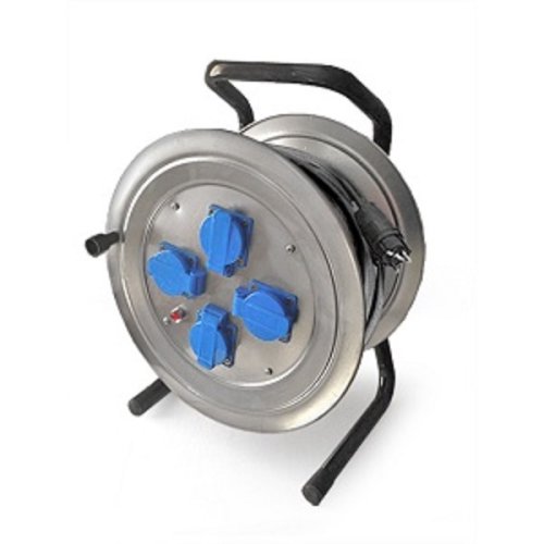 Удлинитель на металлической катушке с заземлением Союз 4х30м 16А 3500Вт IP44 фото фото 2 Удлинитель на металлической катушке с заземлением Союз 4х30м 16А 3500Вт IP44 картинка фото 2