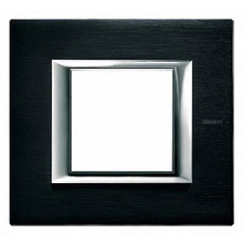 Рамка прямоугольная Legrand BTicino Аxial Axolute 2 мод антрацит картинка фото 2