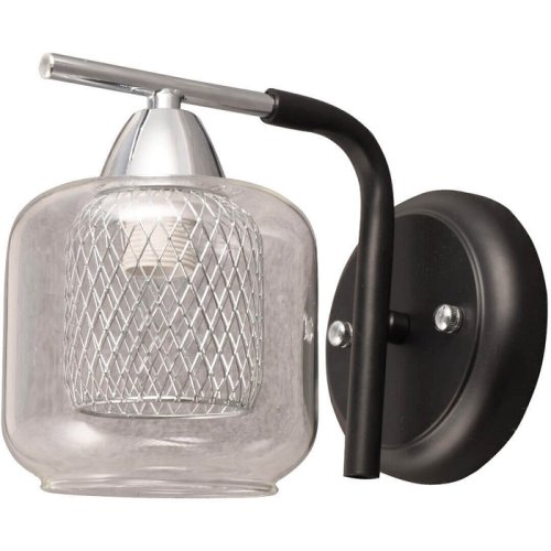 Бра однорожковое Rivoli Модерн Multistrato A1 CR Е14 Черный/хром картинка 