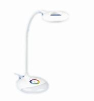 Светильник настольный Uniel LED TLD-535 3Вт 250Лм 5500К AC/DC Диммир/Белый/RGB картинка 