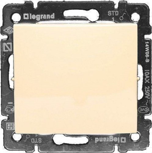 Переключатель без рамки Legrand Valena 1-кл. проходной слоновая кость картинка фото 2