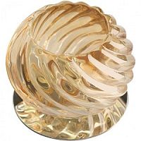 Светильник встраиваемый Fametto/Fiore DLS-F113 G9 CHROME/AMBER 55мм/50Вт картинка 