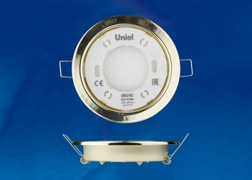 Светильник встраиваемый Uniel GX53/H2 ANTIQUE BRASS GX53 Античная бронза картинка  фото 2