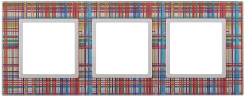 Рамка универсальная Эра Elegance 3-м. стекло прозрачное/белый фото Рамка универсальная Эра Elegance 3-м. стекло прозрачное/белый картинка