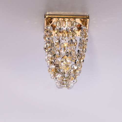 Светильник встраиваемый Италмак Florencia 51 10 04 MR16 65мм/60Вт хрусталь/сталь картинка 