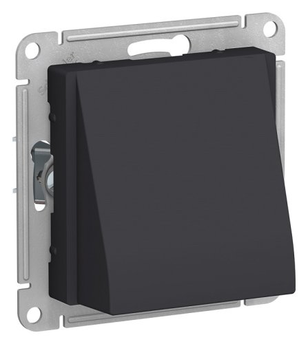 Вывод кабеля без рамки Systeme Electric AtlasDesign карбон картинка фото 2