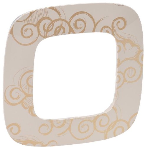 Рамка универсальная Legrand Valena Allure 1-м. нарцисс/золото картинка