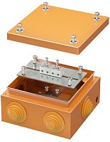 Коробка огнестойкая DKC Vulcan 150x150x80мм 4x4мм IP55 оранжевый