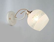 Бра однорожковое Мелодия Света Е27 220В Белый/золото картинка 