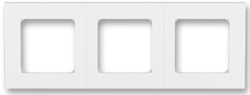 Рамка универсальная ABB EPJ Levit 3-м. белый/ледяной картинка