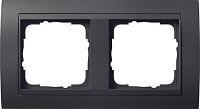 Рамка универсальная Gira Event Clear 2-м. антрацит/антрацит