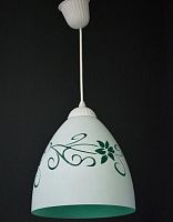 Светильник подвесной (Люстра) Мелодия Света 220В E27 Зеленый/белый картинка 