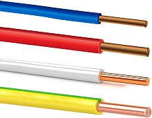 Провод установочный ПуВ 1x16 ГОСТ ж/з картинка 