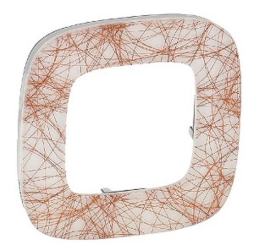 Рамка универсальная Legrand Valena Allure 1-м. итальянская фантазия картинка фото 2