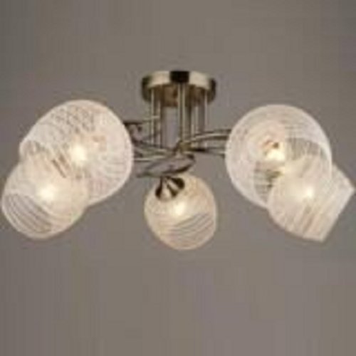 Люстра потолочная пятирожковая Мелодия Света Е27 220В Медь P7050/5 картинка 