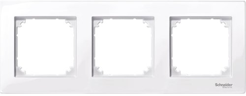 Рамка универсальная Schneider Electric Merten M-Plan 3-м. активно-белый картинка