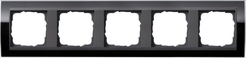Рамка универсальная Gira Event Clear 5-м. черный/антрацит фото Рамка универсальная Gira Event Clear 5-м. черный/антрацит картинка