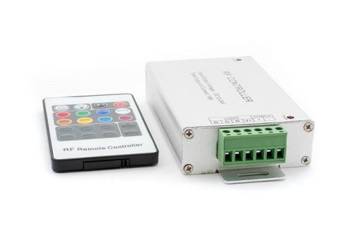 Контроллер для светодиодной RGB ленты SW-Group (радио) 12/24В 18А IP20 216/432Вт фото Контроллер для светодиодной RGB ленты SW-Group (радио) 12/24В 18А IP20 216/432Вт картинка