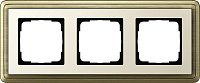 Рамка универсальная Gira ClassiX 3-м. бронза/кремовый