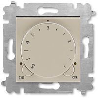 Терморегулятор механический с датчиком без рамки ABB EPJ Levit 0С +45С кофе макиато/белый картинка