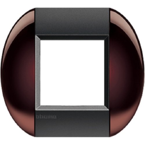 Рамка овальная Legrand BTicino LivingLight 2 мод Бордовый картинка фото 2