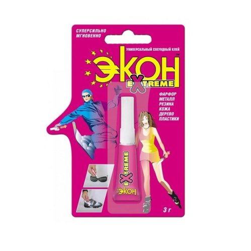 Клей-гель секундный "ЭКОН Экстрим" 3 гр. картинка фото 2