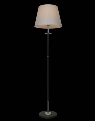 Торшер напольный (светильник) Мелодия Света абажур из ткани 220В 9174-BK Черный картинка 