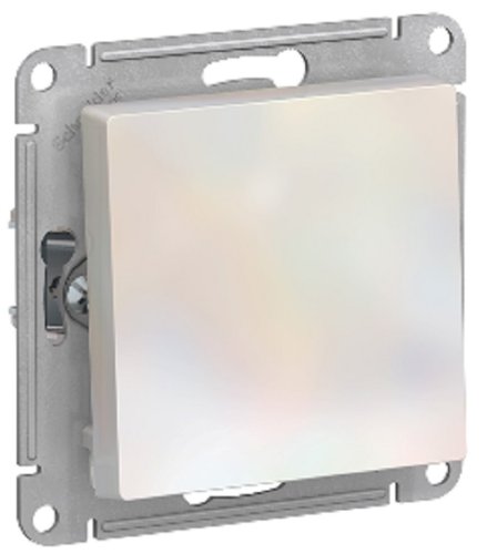 Выключатель без рамки Systeme Electric AtlasDesign 1-кл. жемчуг картинка фото 2