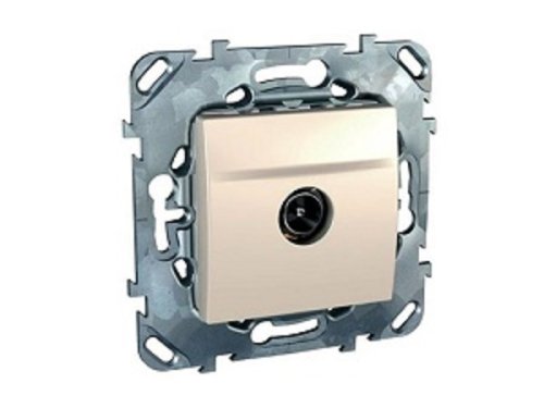 Розетка TV Оконечная без рамки Schneider Electric Unica 1-м. бежевый фото фото 2 Розетка TV Оконечная без рамки Schneider Electric Unica 1-м. бежевый картинка фото 2