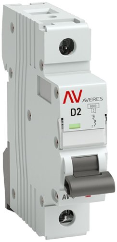 Выключатель автоматический EKF Averes AV-6 1п 2А D 6кА картинка
