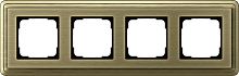 Рамка универсальная Gira ClassiX 4-м. бронза/бронза картинка