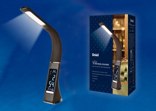 Светильник настольный "Ремень" Uniel LED TLD-542 220В 5Вт 300Лм 5000K Диммер/коричневый картинка  фото 2