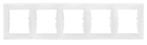 Рамка горизонтальная Schneider Electric Sedna 5-м. белый картинка фото 2