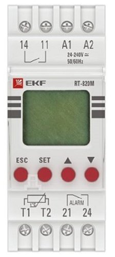 Реле температуры цифровое на DIN-рейку EKF PROxima RT-820M от -40 до +130 град. с выносным датчиком картинка фото 2